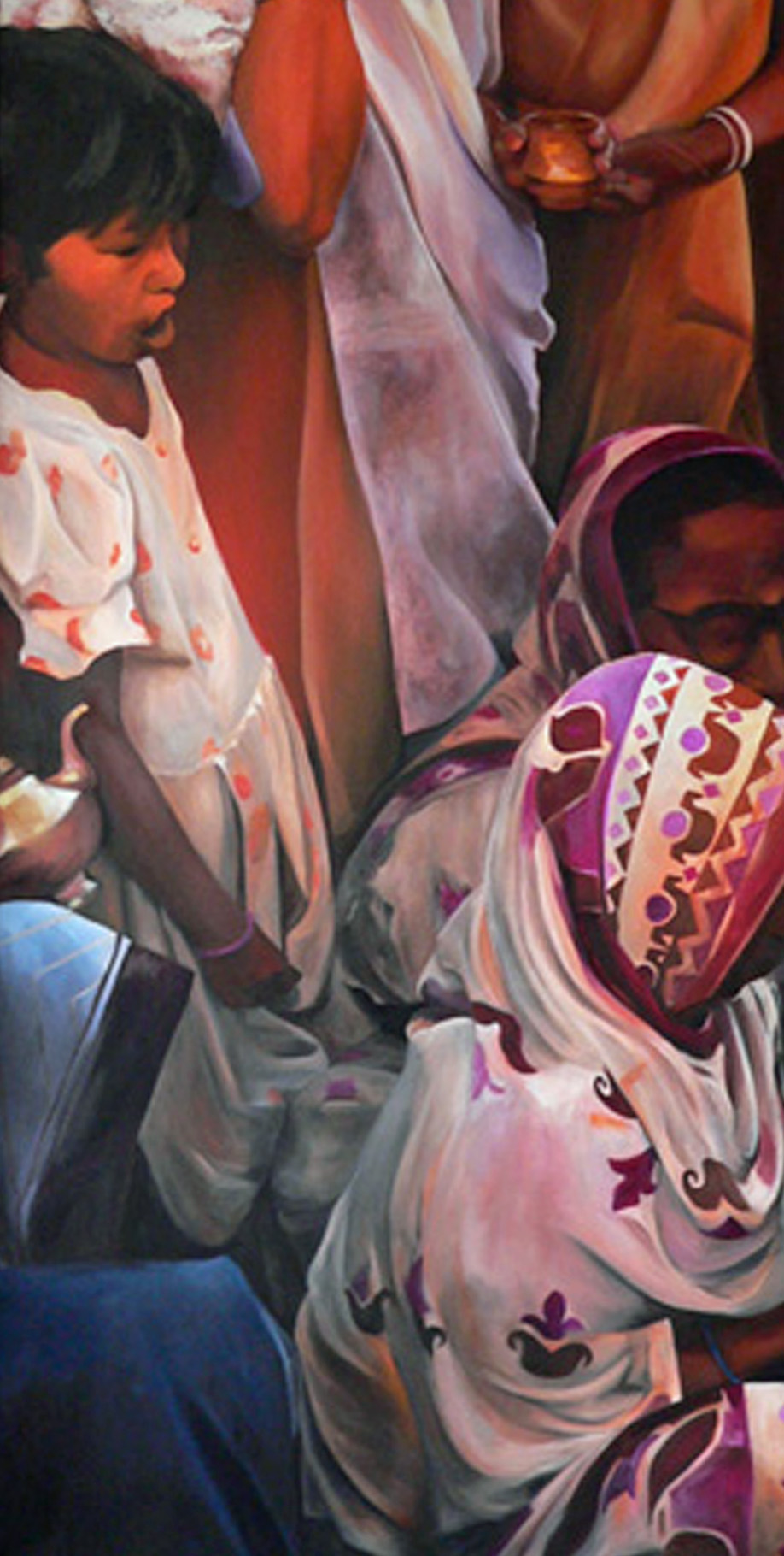 Hypatie - Huile sur toile - 120 x 60