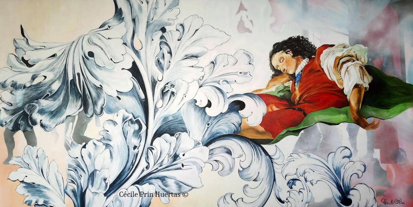 Le REVE   huile sur toile   195 x 97