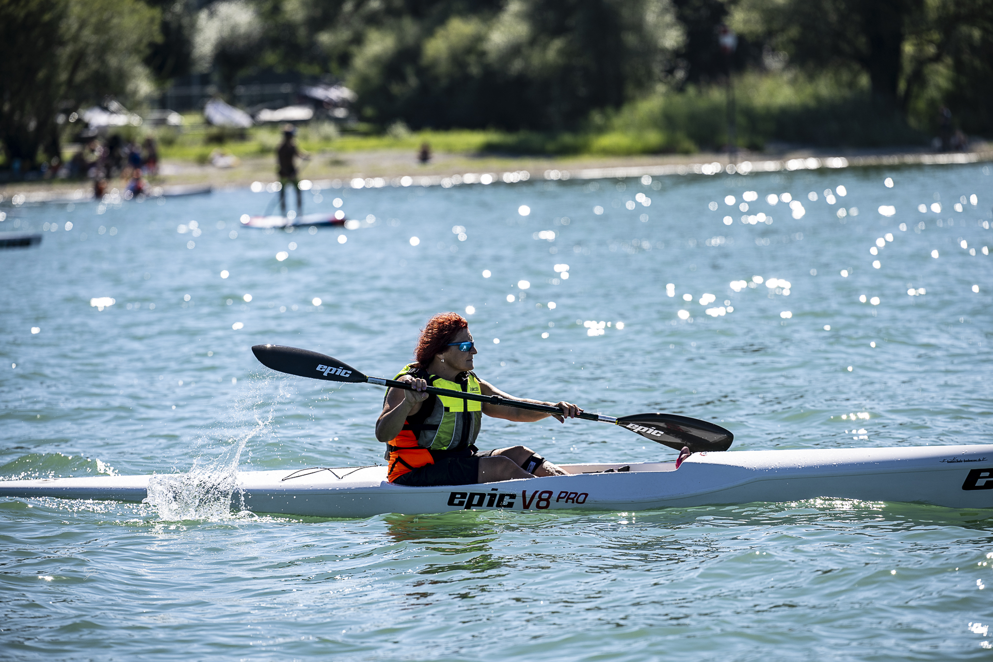 Sonja kurz vor dem Massenstart