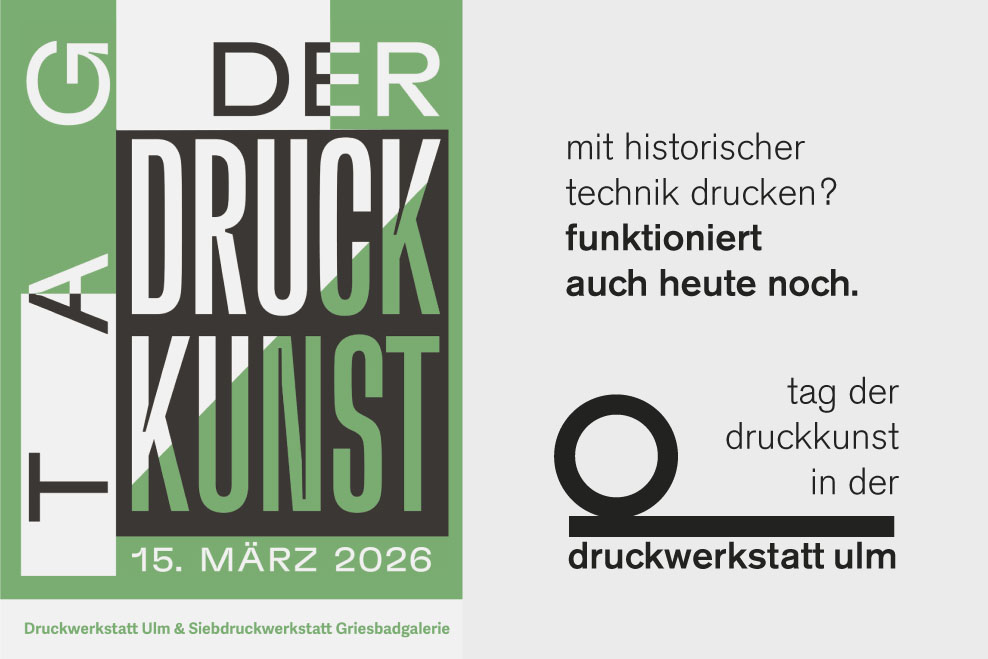 Tag der Druckkunst am 15. März 2026 - vielen Dank für das große Interesse