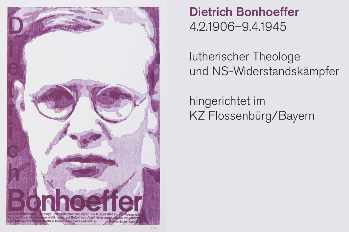 Plakat zur Erinnerung
