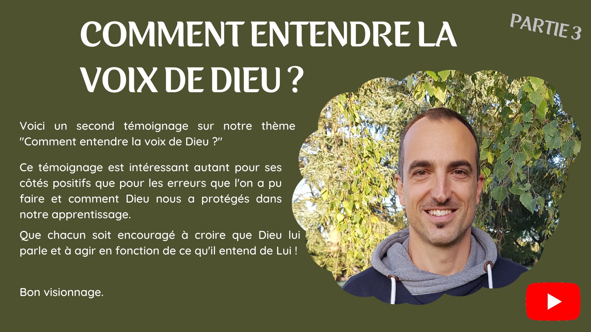 Comment entendre la voix de Dieu ? (partie 3)