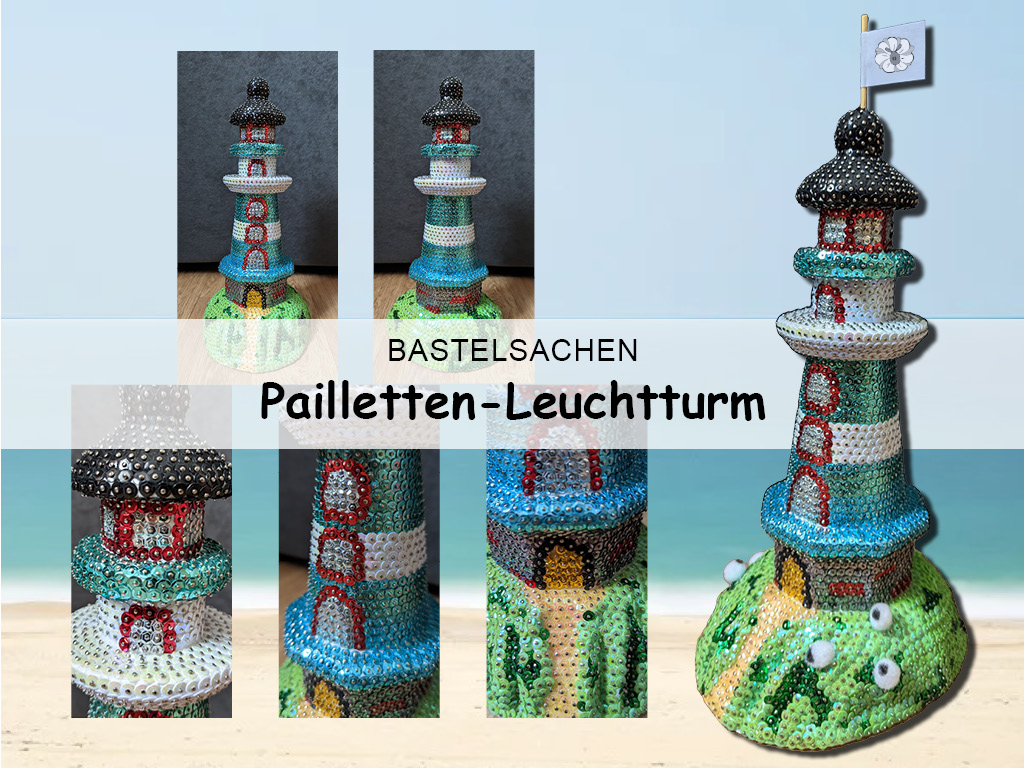 Pailletten-Leuchtturm