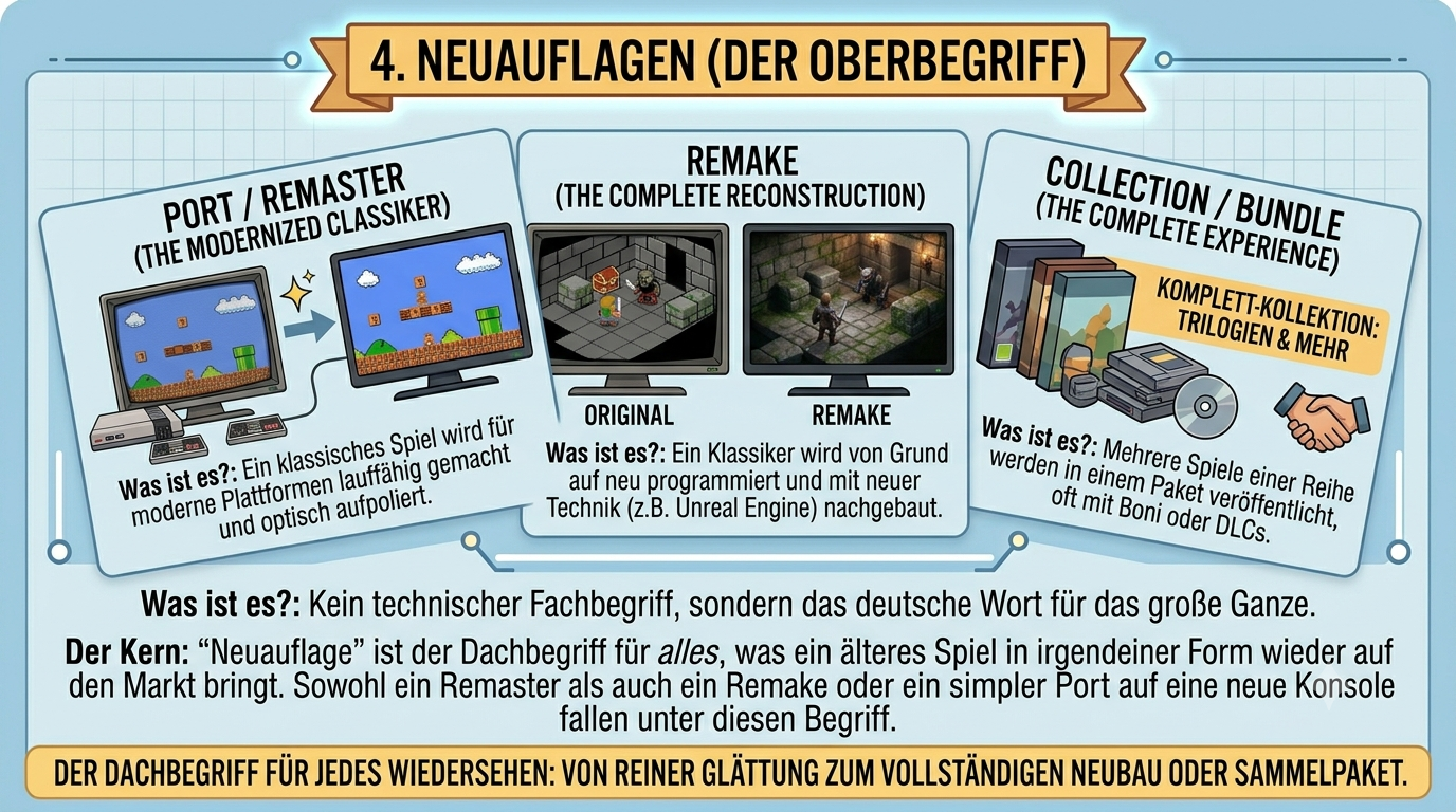 Erklärung - Neuauflagen