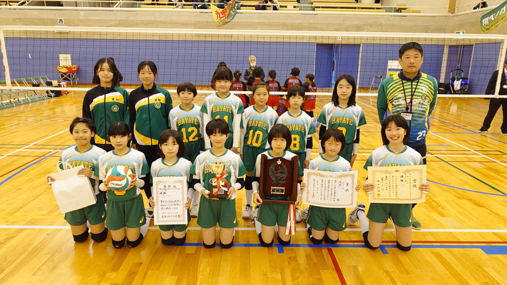女子　優　勝　はやて (愛知県)