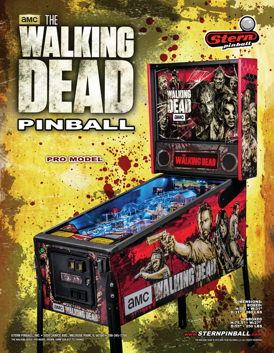 borne arcade walking dead