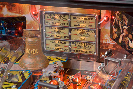 acdc pinball, le flipper planete jeux