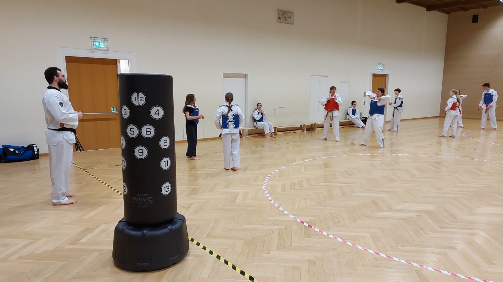 Impressionen: Taekwondo Kampftraining