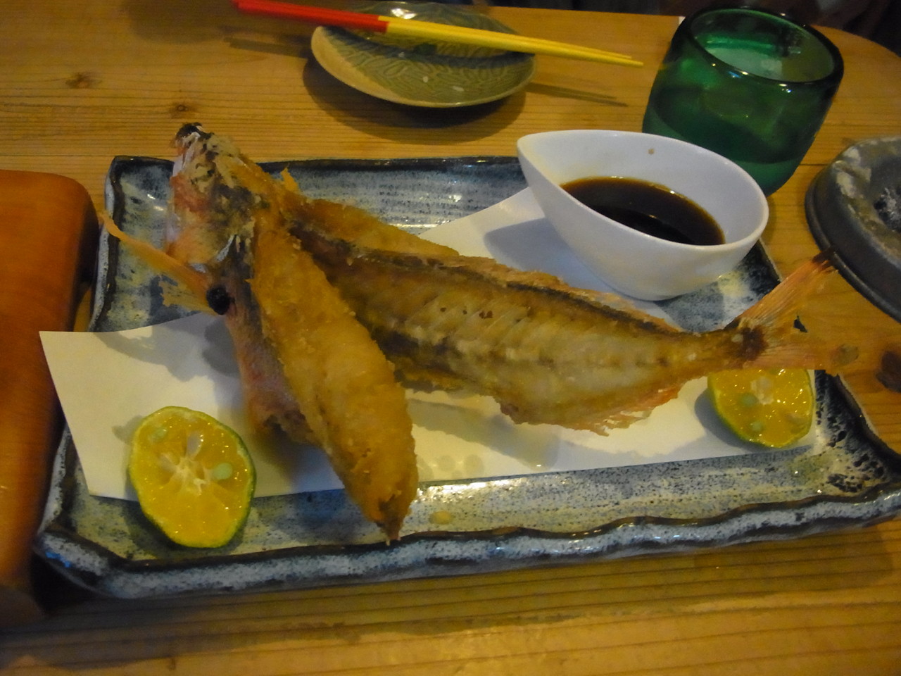 マスターが出してくれた沖縄の魚　美味しいよ軽くて