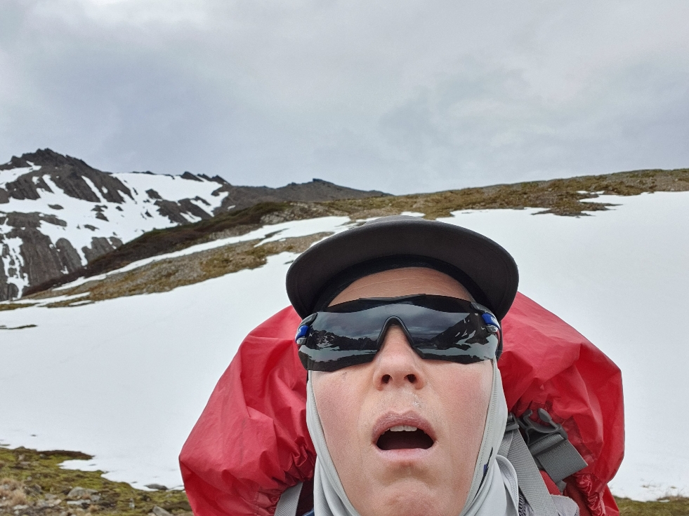 ...der Moment, als mir klar wird, dass im Tal genauso viel Schnee liegt wie auf den Pässen