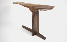 Jörg Pietschmann · C1094 · Oak, European Walnut, desk, bench, console, sculpture, woodworking, interiordesign, woodsculptures, art, woodart, wooddesign, decorativewood, originalartwork, modernwoodsculpture, joergpietschmann, oldwood