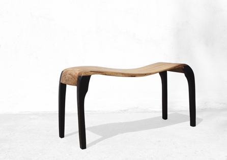 Jörg Pietschmann · C2332 · Oak, Bog Oak, desk, bench, console, sculpture, woodworking, interiordesign, woodsculptures, art, woodart, wooddesign, decorativewood, originalartwork, modernwoodsculpture, joergpietschmann, oldwood