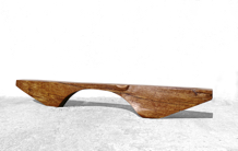 Jörg Pietschmann · B2431 · Oak, bench, console, woodbench, sculpture, woodworking, interiordesign, woodsculpture, art, woodart, wooddesign, decorativewood, originalartwork, modernwoodsculpture, joergpietschmann, oldwood