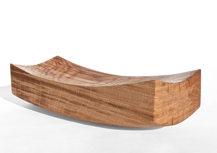 Jörg Pietschmann · V21394 · Oak, collectible design, vessel, bow, interiordesign, woodsculptures, art, woodart, wooddesign, decorativewood, originalartwork, modernwoodsculpture, joerg pietschmann, oldwood, functional sculpture, artfurniture