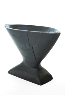 Jörg Pietschmann · V21554 · Oak oxidized wood #collectibledesign #vessel #bowl #woodworking #interiordesign #woodsculptures #art #woodart #wooddesign #decorativewood #originalartwork #modernwoodsculpture #joerg pietschmann #oldwood #functionalsculpture