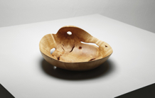 V0119 · Birch, burned wood, collectible design, vessel, bowl, woodworking, interiordesign, woodsculptures, art, woodart, wooddesign, decorativewood, originalartwork, modernwoodsculpturejoergpietschmann, oldwood, functional sculpture, artfurniture