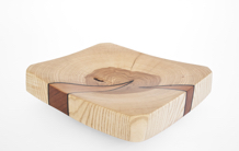 Jörg Pietschmann · V2811 · Ash, Cherry, Ivory, collectible design, vessel, bowl, woodworking, interiordesign, woodsculptures, woodart, wooddesign, decorativewood, originalartwork, modernwoodsculpture, joergpietschmann, functional sculpture, artfurni