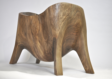 Jörg Pietschmann · V1456 · Walnut, collectible design, vessel, bowl, woodworking, interiordesign, woodsculpture, art, woodart, wooddesign, decorativewood, originalartwork, modernwoodsculpture, oldwood, functional sculpture, joerg pietschmann, artfurniture