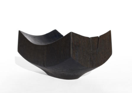 Jörg Pietschmann · V21344 · Oak, oxidized, burned wood, collectible design, vessel, bowl, interiordesign, woodsculptures, art, woodart, wooddesign, decorativewood, originalartwork, modernwoodsculpture, oldwood, functional sculpture, artfurniture