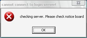 checking server : please check notice board（英語）　