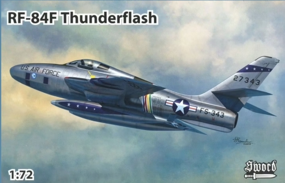 Sword  72116 - scale 1/72 - release 2018 - New Tool. - Republic RF-84F Thunderflash, KLu, P-17, 306 SQ, Deelen AB, June 1966