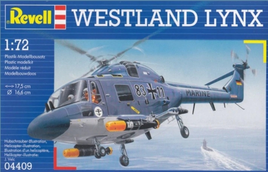 04499 - scale 1/72 - release 1992 - first release 1974 (Matchbox). Westland Lynx UH.14A, MLD, NAS De Kooy, Holland 1980