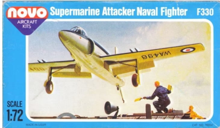 F330 Supermarine Attacker F.1 - Schaal 1:72 (mei 1981)