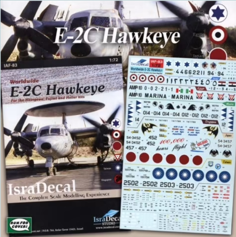 Isra Decal E-2C Hawkeye - scale 1/72