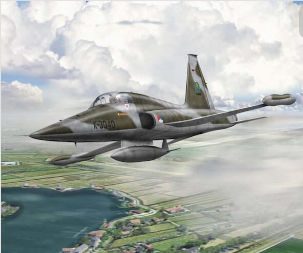 K48110 (voorraad) scale 1/48 - release 2021 - first release 2012. Northrop NF-5A, KLu, 313SQ, vlbs Twenthe, Holland 1979