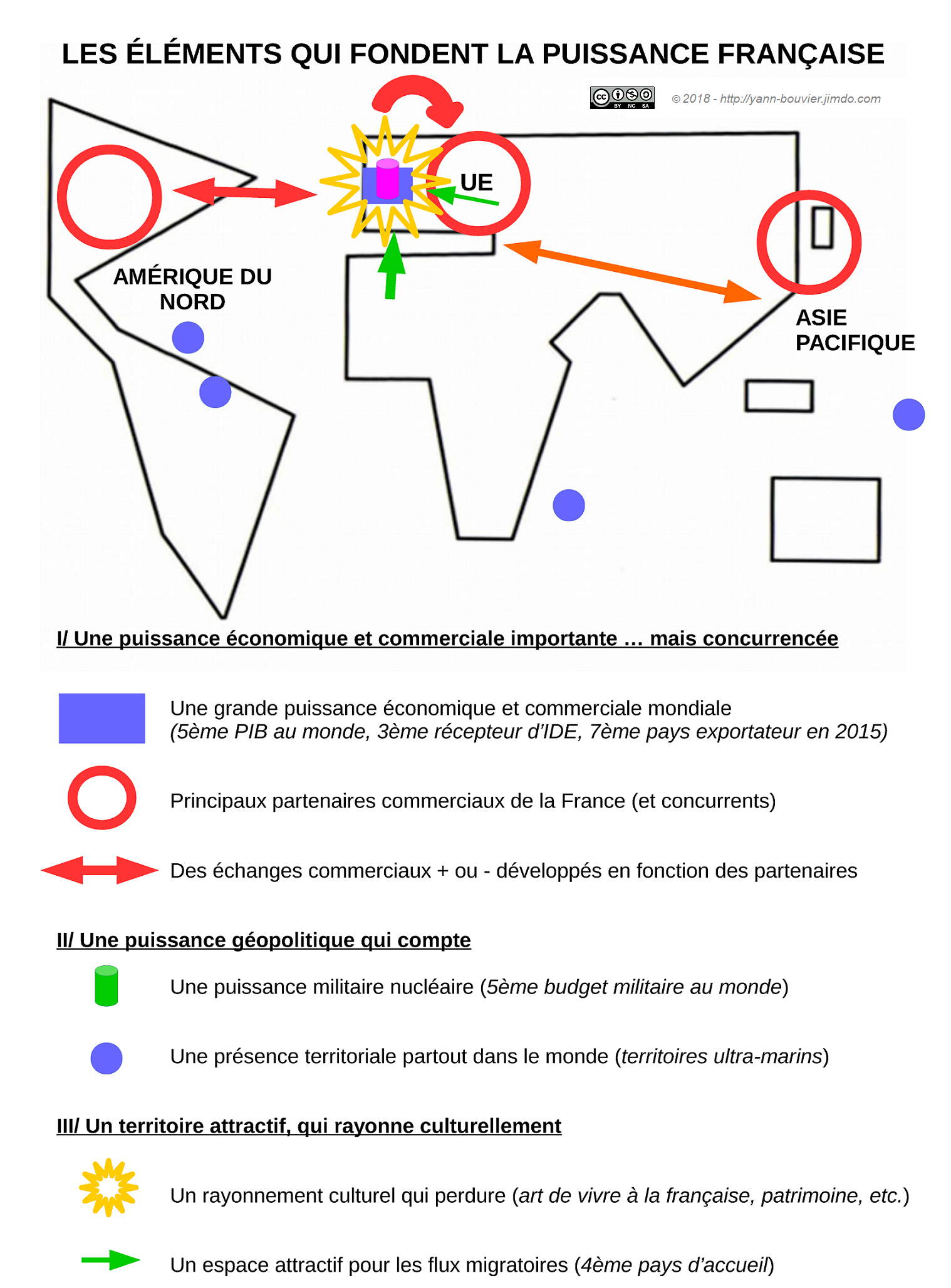 Carte France---Leçon 1 La géographie de la France 