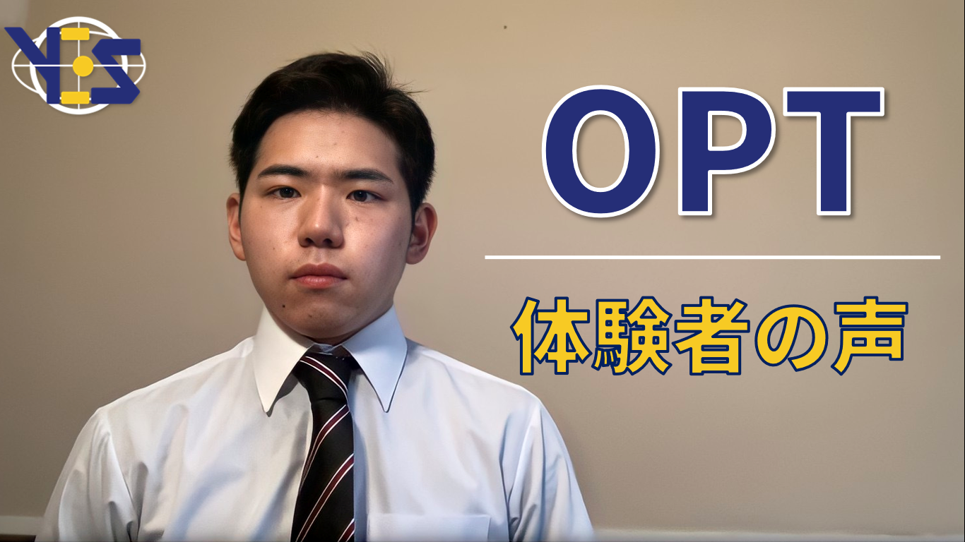 【インターンシップ】第3弾：OPTの生活状況・感想（益田 晃輔）