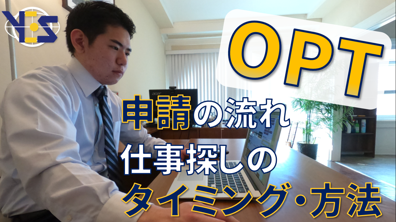 【インターンシップ】第2弾：OPTの手続き・必要事項（益田 晃輔）