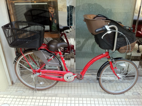 ASAHI子供乗せ自転車プチママン
