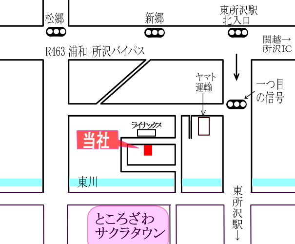 放電加工センター地図拡大