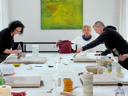 R.C. von Aufwind Restaurierung eines Ölgemäldes Atelier Aufwind in Freienried