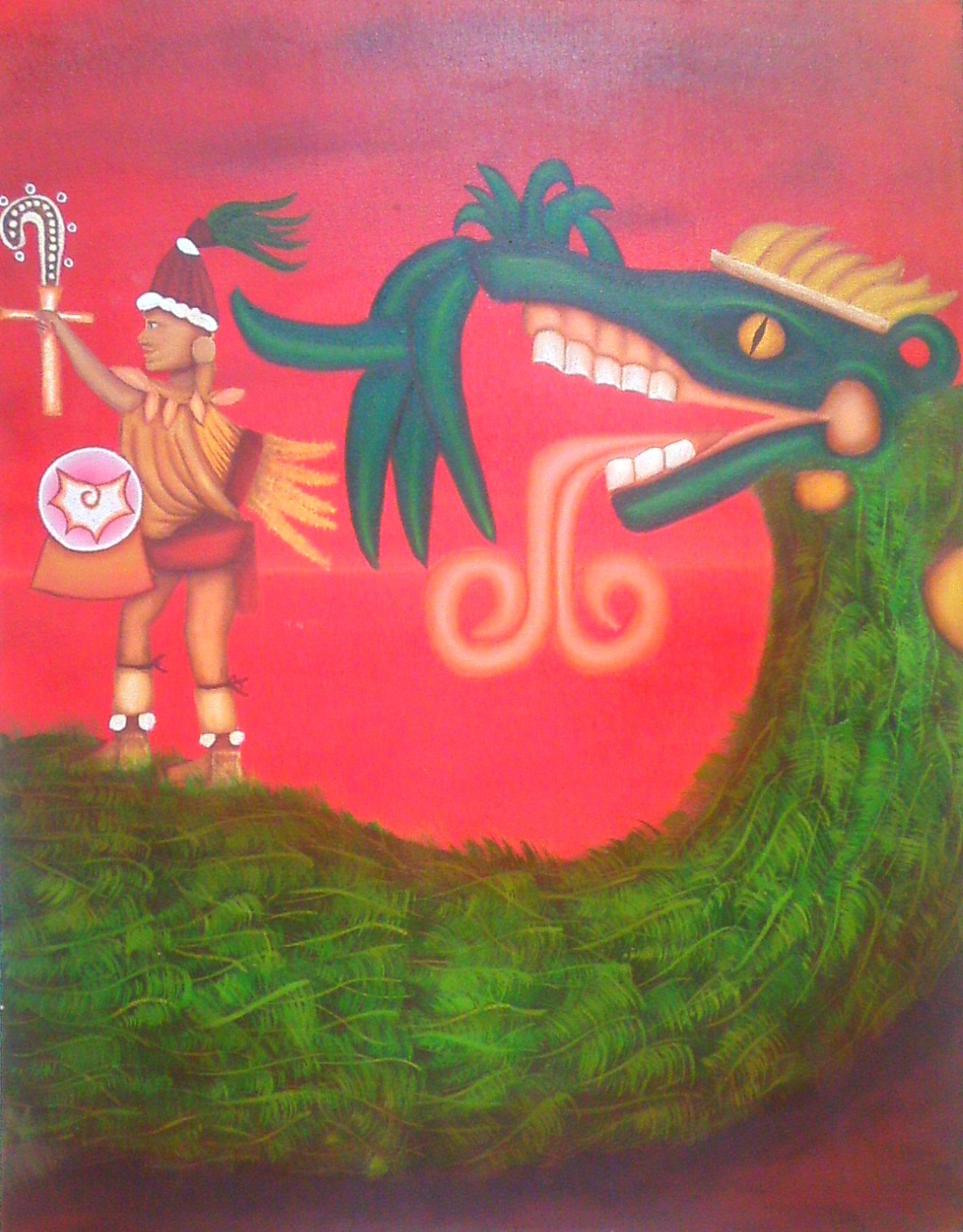 Quetzalcoatl el hombre terreno.