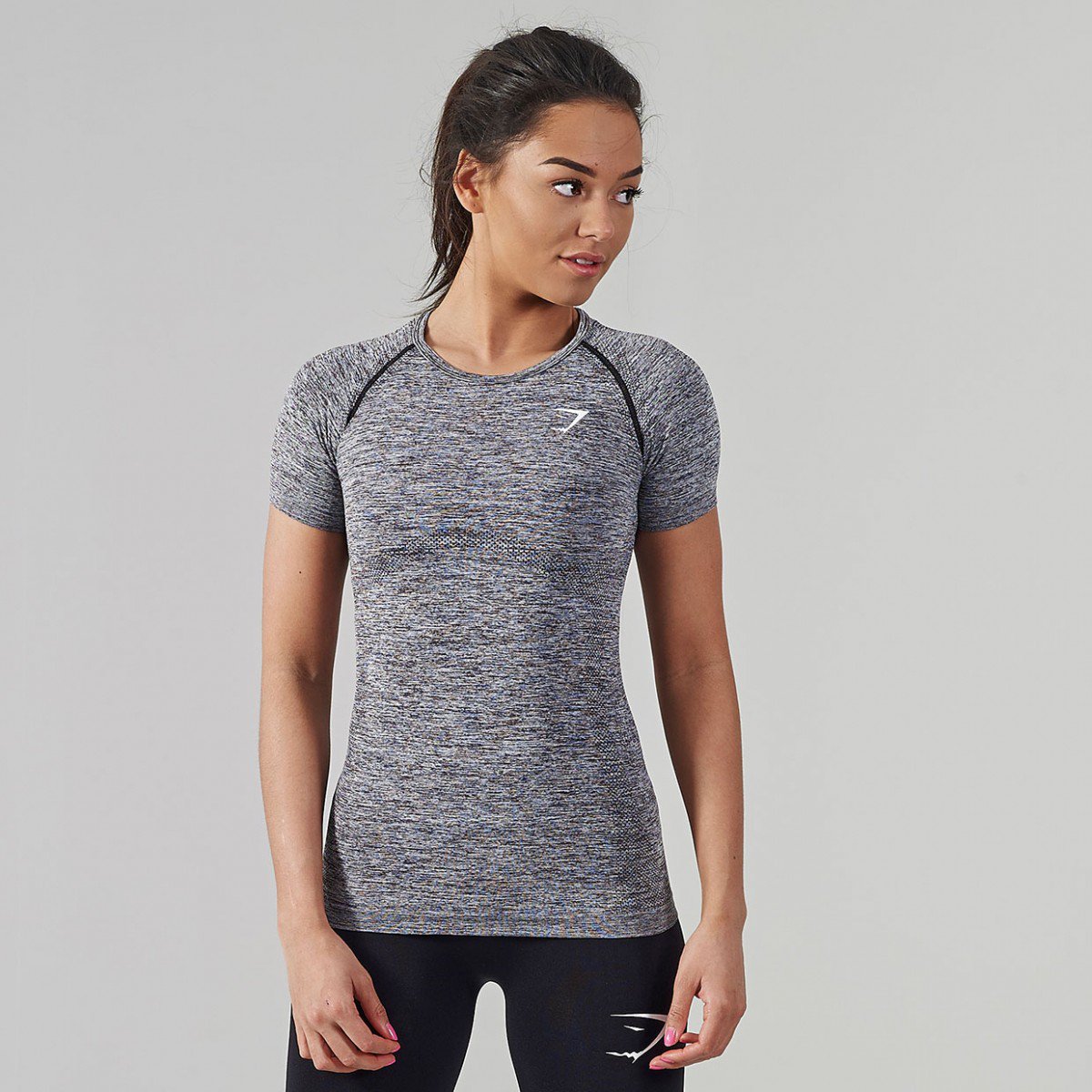 GymShark Seamless TShirt Charcoal GymShark Sportelano