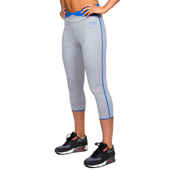 Gymshark Fit 3 4 Leggings Grey Blue Gymshark Sportelano