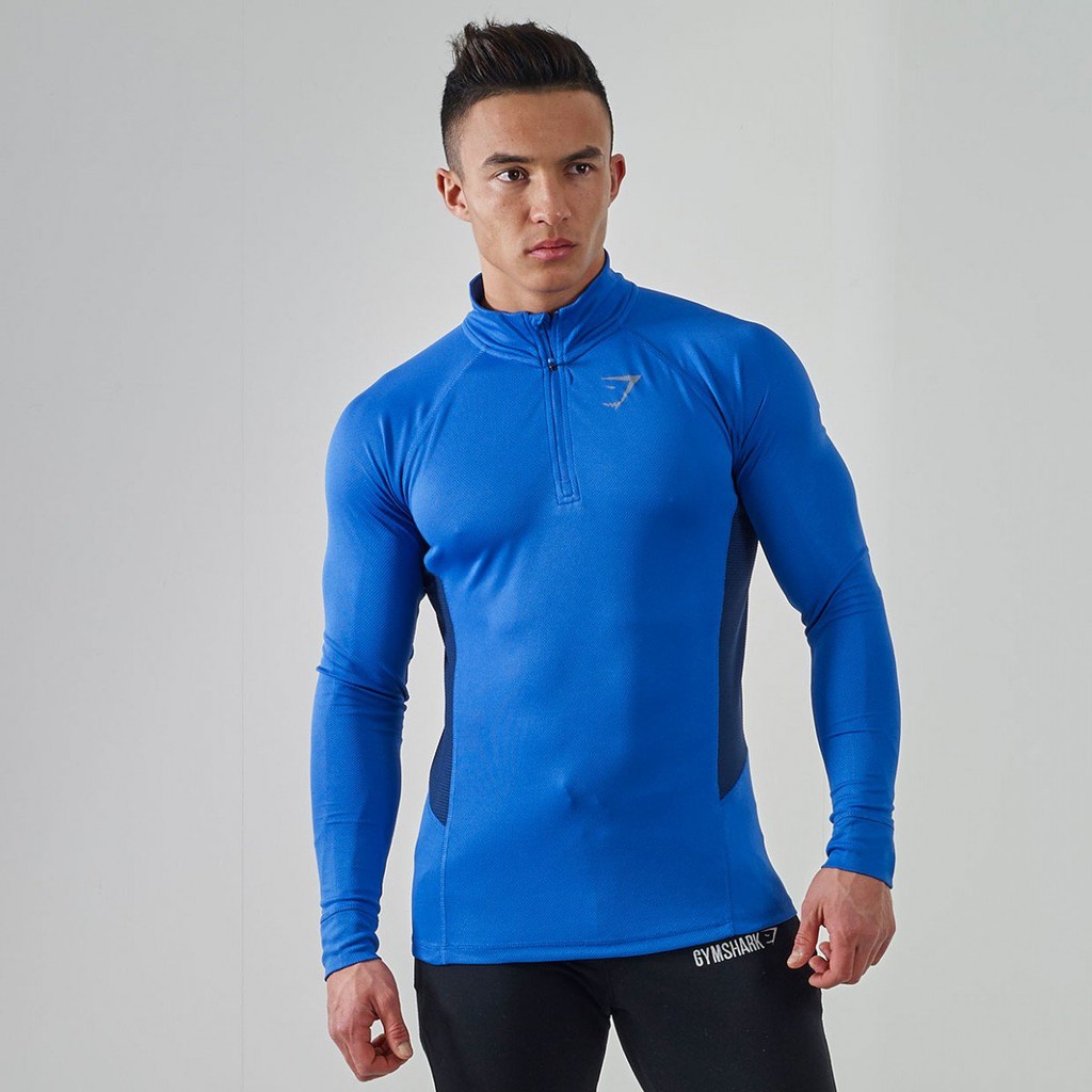 GymShark Elevate Pullover Navy Blue GymShark Sportelano