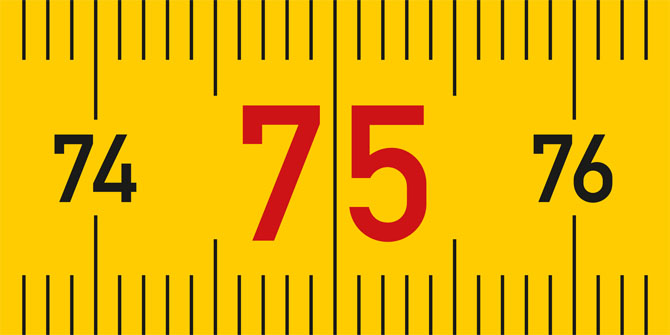 ein schreiner wird 75
