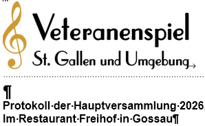 Jahresversammlung 2026