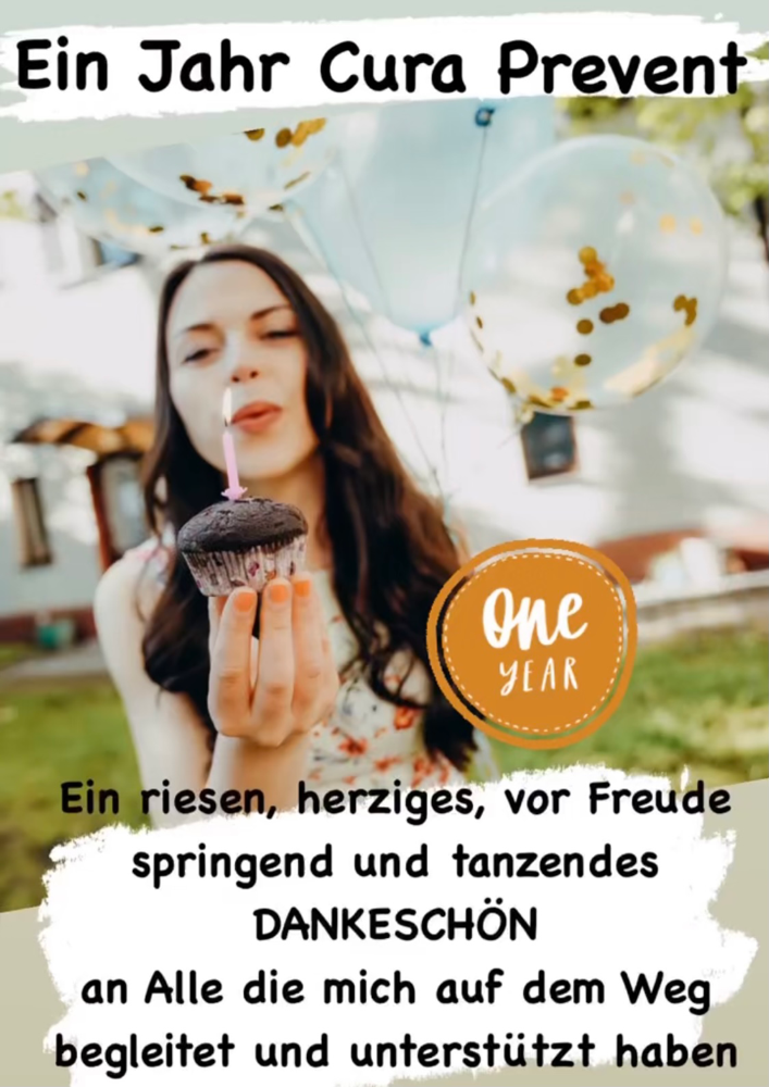 Ein Jahr Cura Prevent - Naturkosmetik & Wellness  in Leipzig