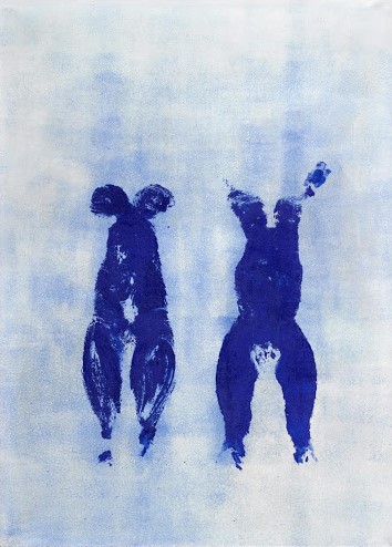 Anthropométrie sans titre (ANT 110), 1960, Yves Klein