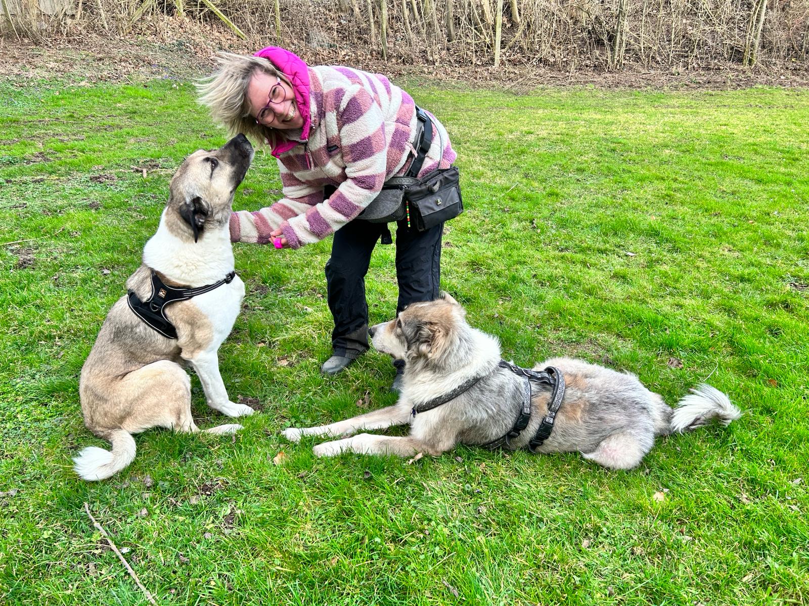 Mavi und Xanthi mit mir