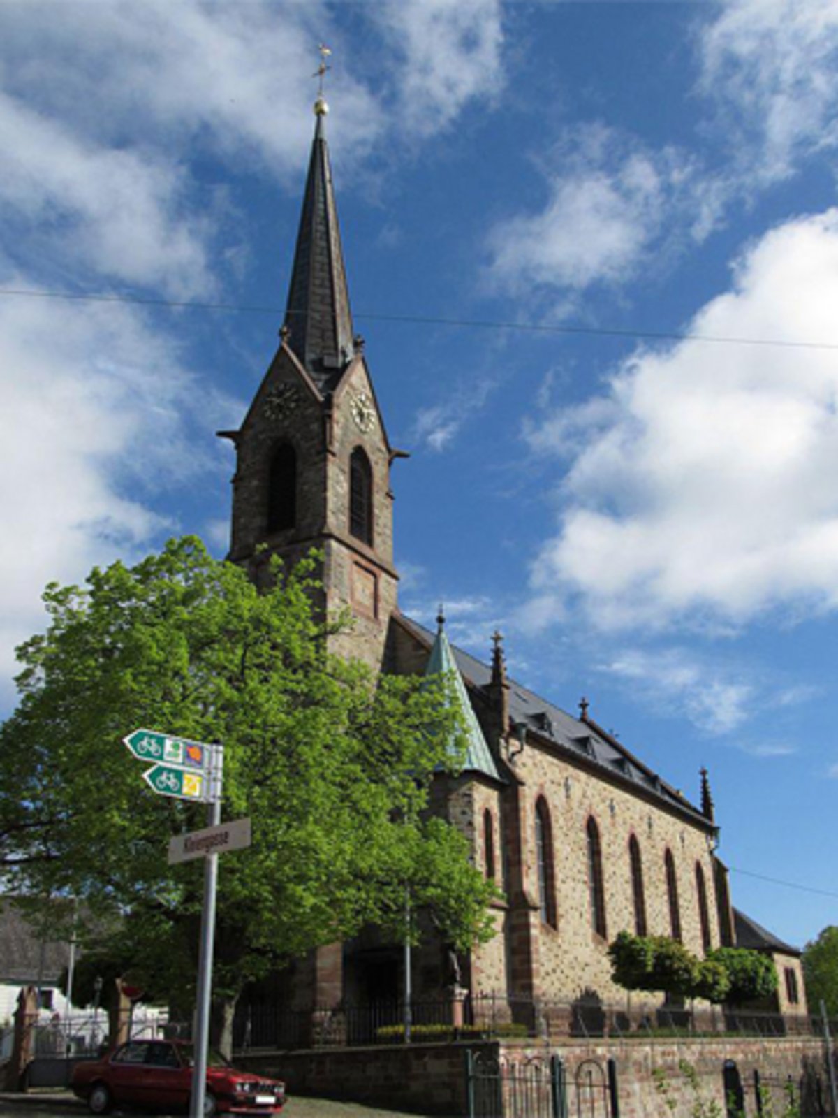 Mein Start-Ort 2025. Die wunderbare Kirche St.Anna in Blieskastel Biesingen