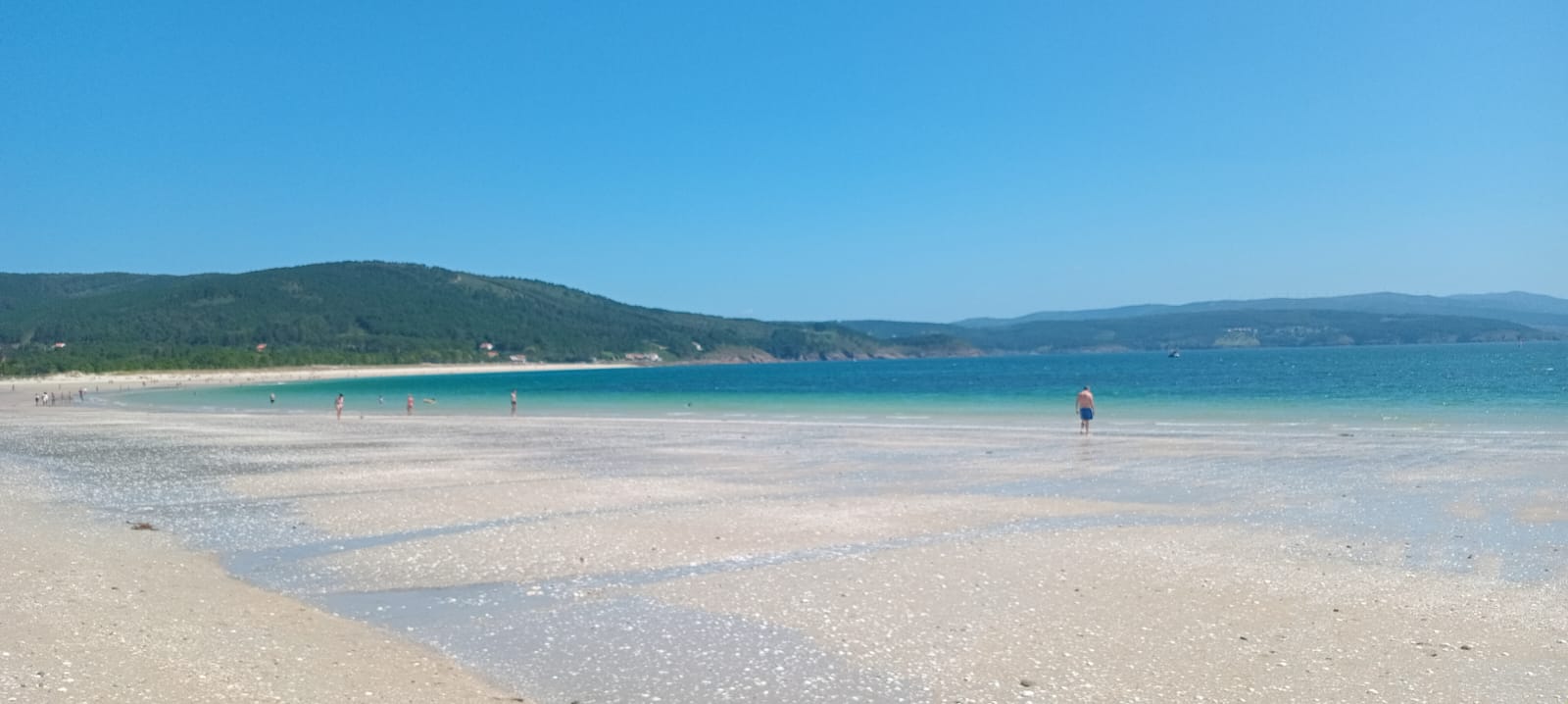 Am Ende, km 0,00 - Finisterre - Der Badestrand für die Pilger