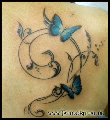 Tattoo Notenschlüssel von TattooRitual Rostock, Tattoo Rostock