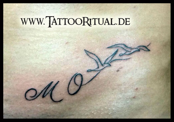 Tattoo Monogram von TattooRitual Rostock