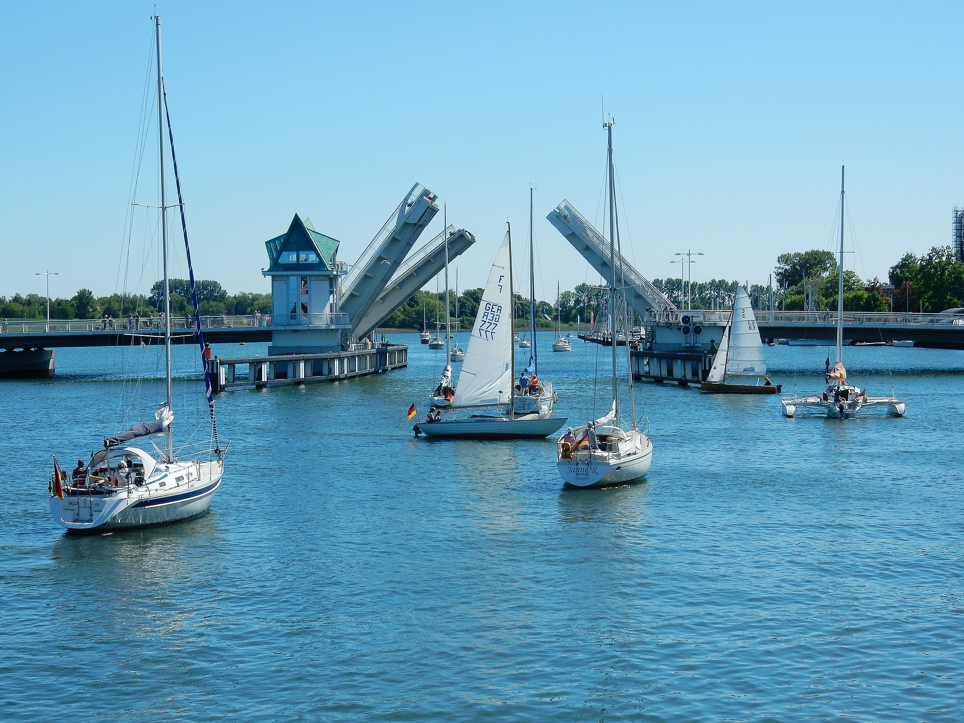 Klappbrücken Kappeln Schlei