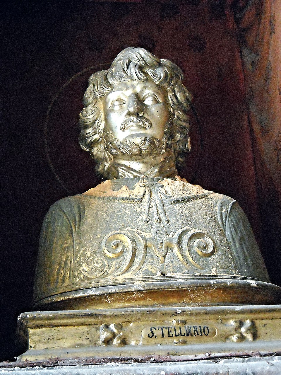 Busto-reliquiario di S. Tellurio martire